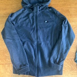 Black Nike Zip Up Hoodie